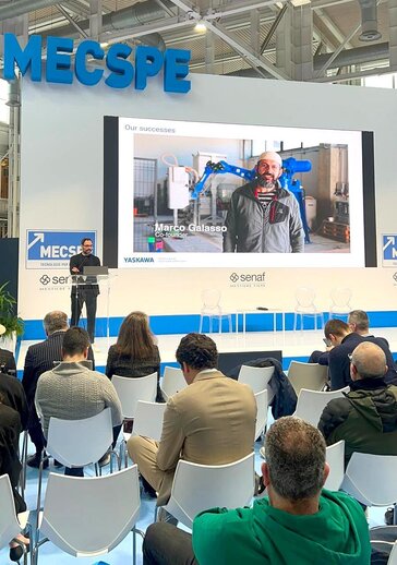 premio applicazione Centauroos -presentazione in Mecspe
